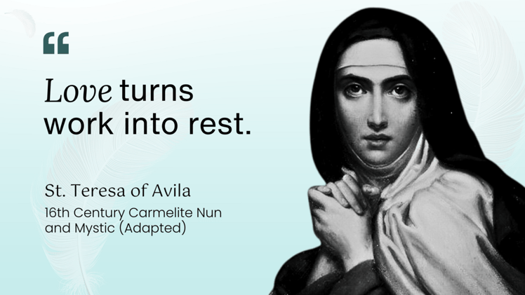 How to Find Rest in Work