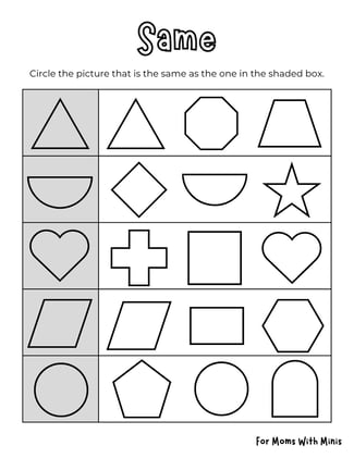 Find The Same Shapes