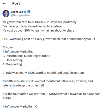 Gamma CEO Reveals Company's Never-Before-Shared $50M Growth Strategy On X