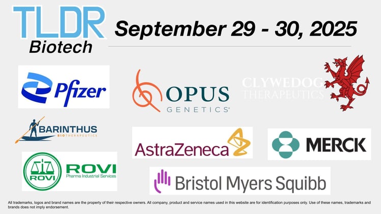 Biotech & Pharma Updates | September 29 - 30, 2025