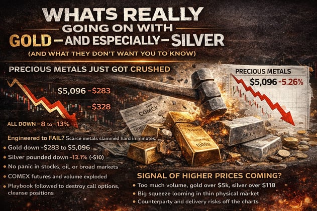 What’s Really Going on with Gold and Especially Silver