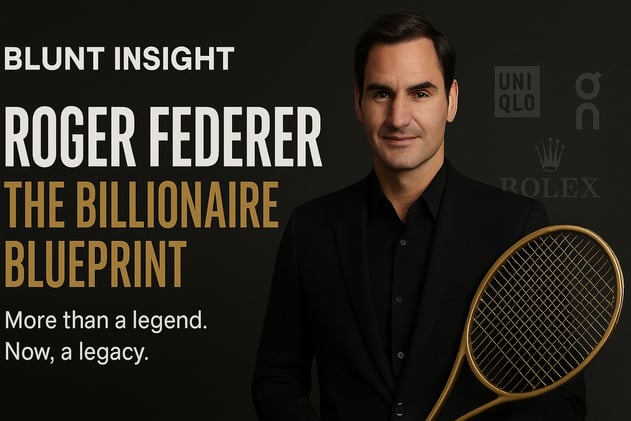 🧠 Blunt Insight | The Billionaire Blueprint: How Federer Beat Capital Like He Beat Nadal