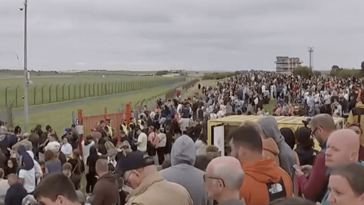 President Trump Receives A Warm Welcome As He Arrives In Scotland