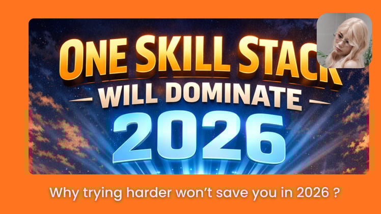 🚀 One Skill Stack Will Dominate 2026 (It’s Not Hard Work)