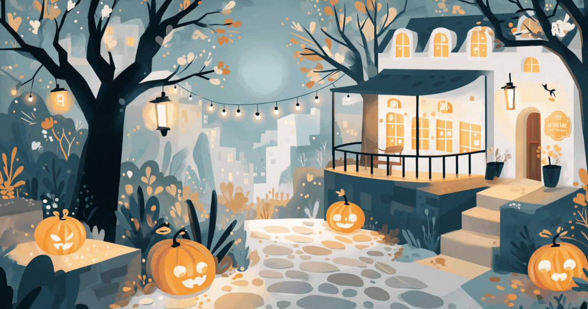 Porch Lights and Pumpkin Nights