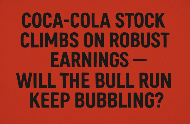 Coca-Cola Stock Climbs on Robust Earnings — Will the Bull Run Keep Bubbling?