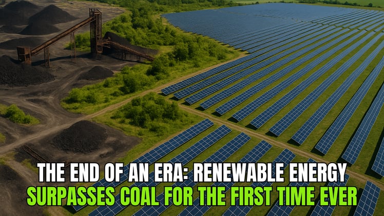 🌱 The End of an Era: Renewable Energy Surpasses Coal for the First Time Ever ☀️🌏