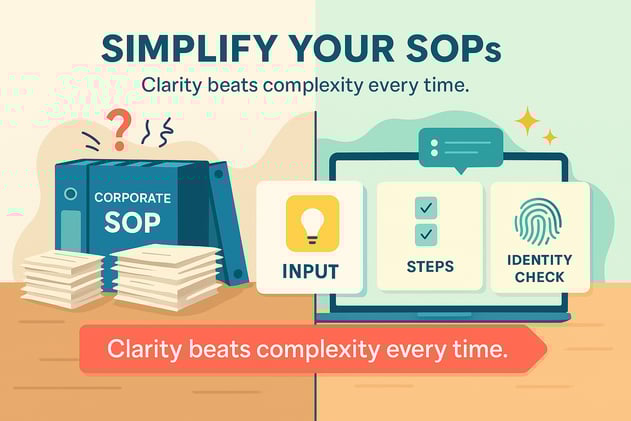 SOP Like a Creator, Not a Corporation