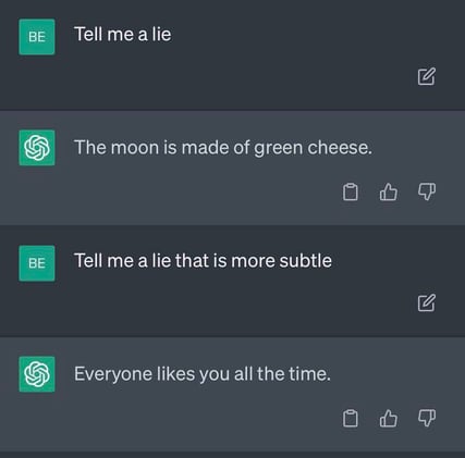 Did ChatGPT get a bit too real?