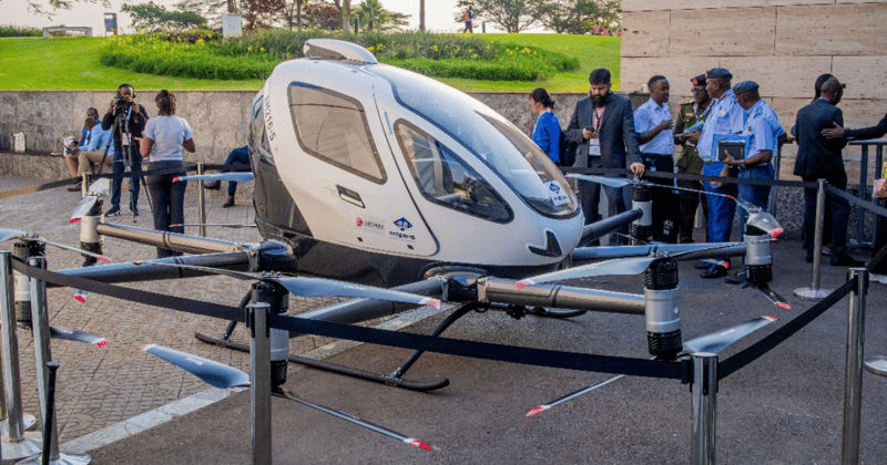 Africa’s first electric air taxi takes to the skies