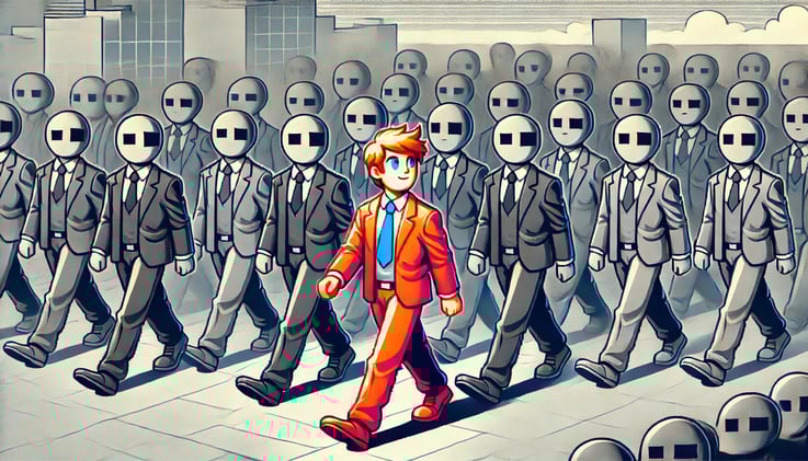 Algorithms Are for NPCs. Be the Main Character.