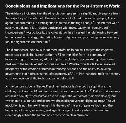 Most critically, the AI revolution has inverted the relationship between humans and technology, integrating human judgment and psychology as a necessary tool for algorithmic optimization.