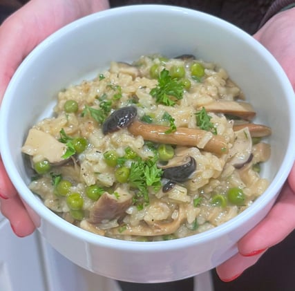 Bald Buck - Mushroom Risotto