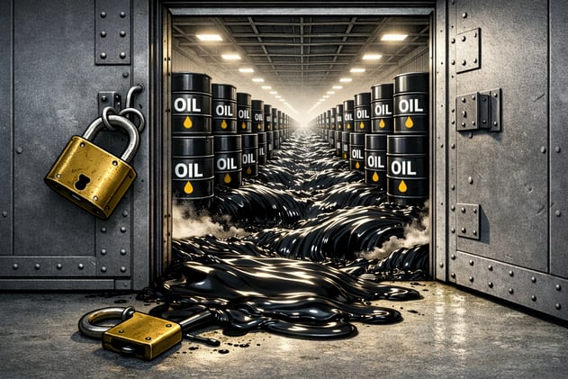 Alcancía de petróleo