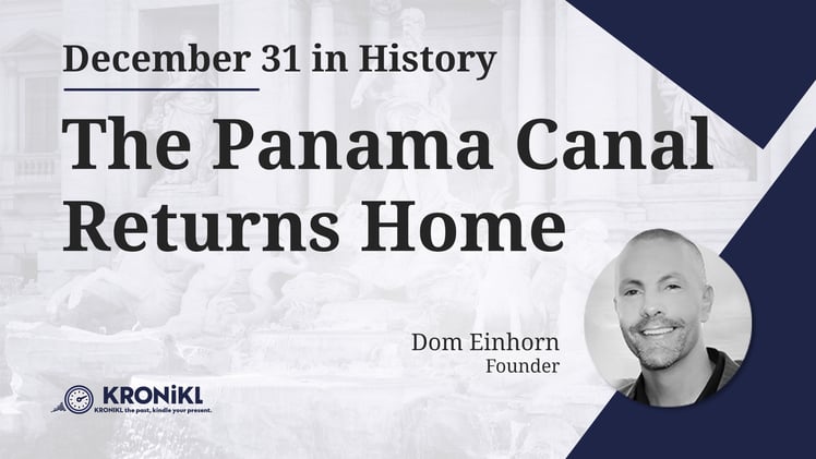 The Panama Canal Returns Home