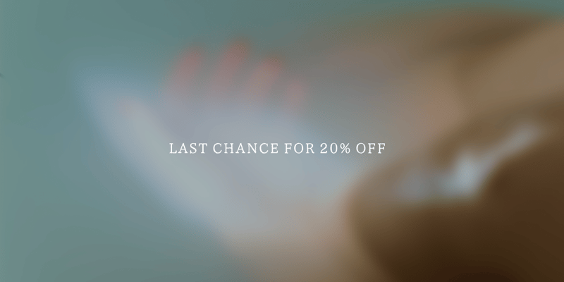 20% off ends tonight 🕯️