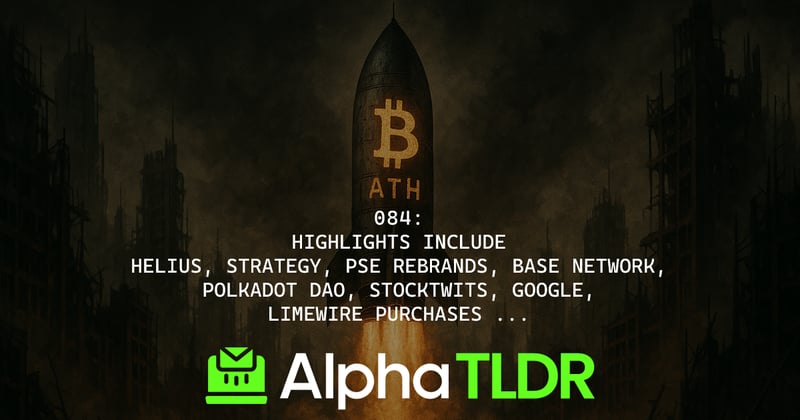 Helius launches Solana treasury, Strategy invests in BTC, PSE rebrands, Base network native token.
