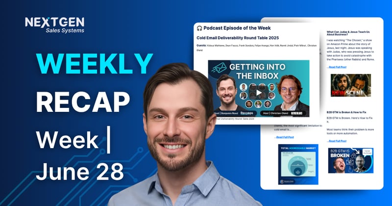 Ben Reed's Weekly B2B Growth Insights & Highlights | June 28th, 2025