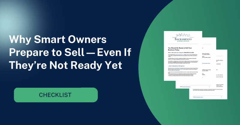 Why Smart Owners Prepare to Sell—Even If They’re Not Ready Yet