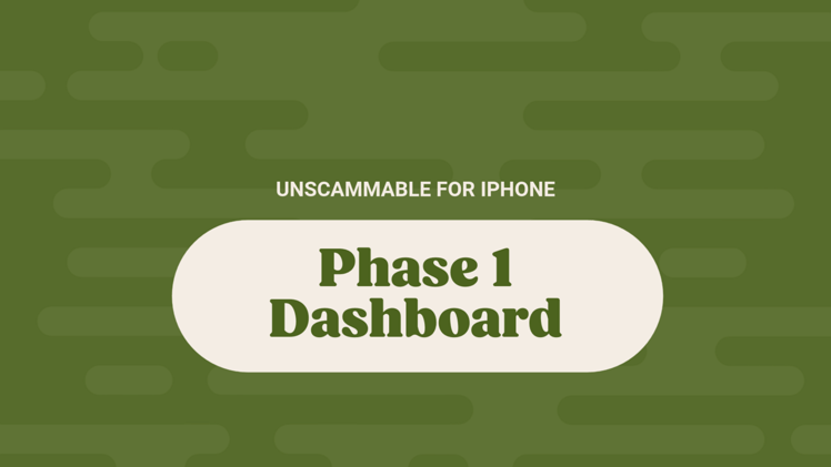 Phase 1 Dashboard