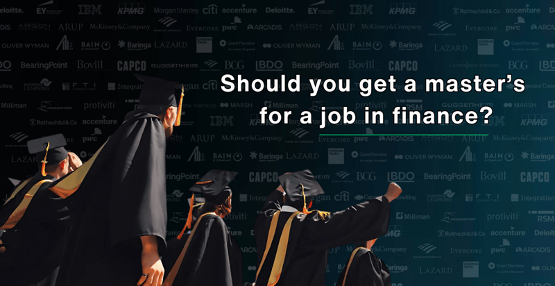Is a master’s degree worth It for finance?