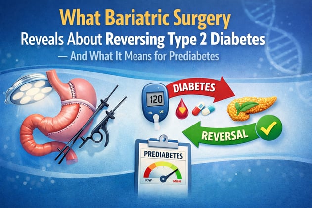 Your blood sugar can actually go back to normal 