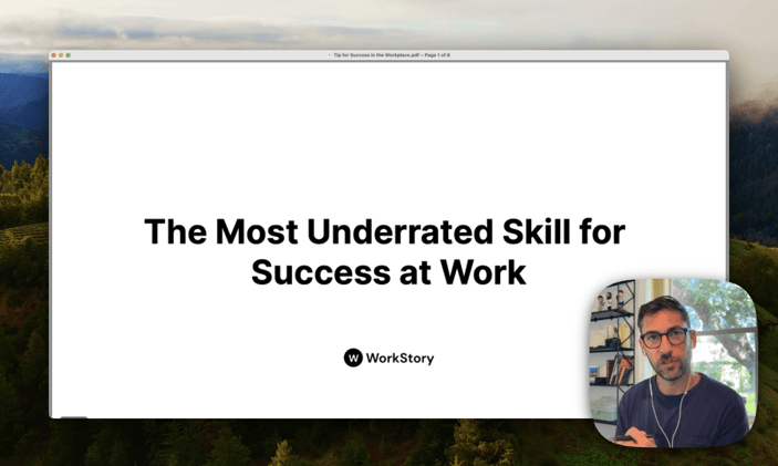 #1 Tip for Success in the Workplace