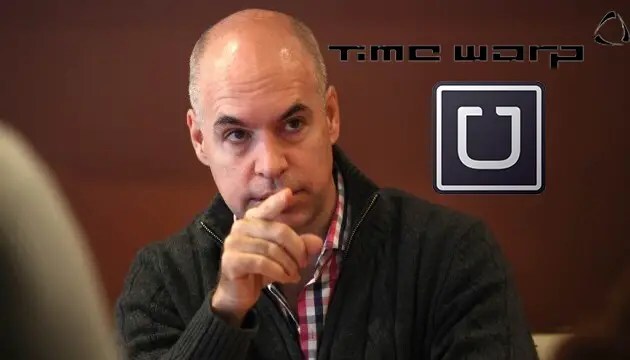 Rodríguez Larreta, entre Time Warp y Uber