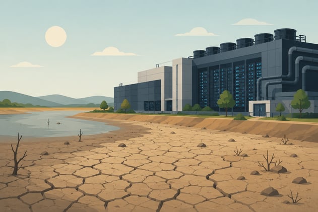 🏢💧 Centro de datos gasta agua sin pagar