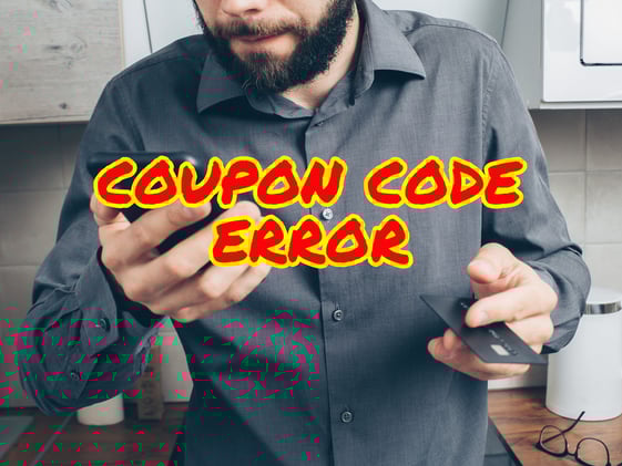Coupon Code Error