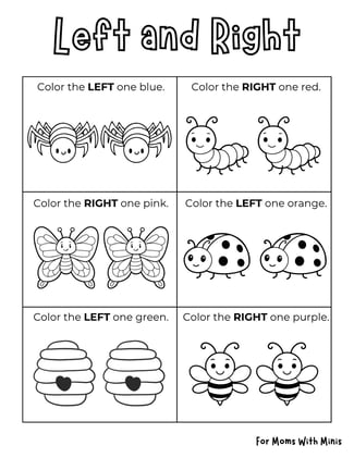Insect Themed Left and Right