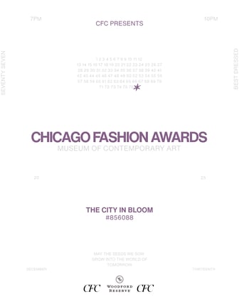 December 13: Chicago fashion gets its flowers