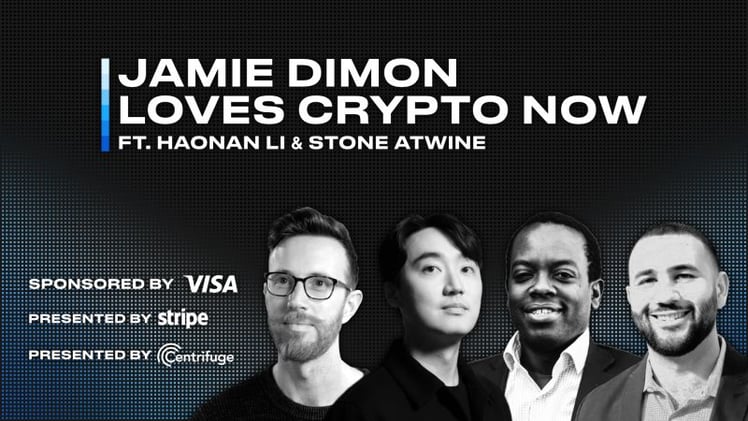🎙️ Ep. 56. Jamie Dimon Loves Crypto Now Ft. Haonan Li & Stone Atwine