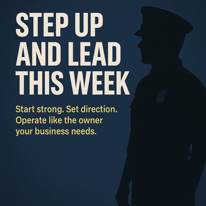 You Led in the Field — Now Lead the Week