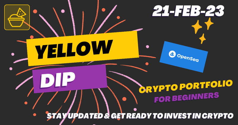 🧀 Big News in the World of NFTs: Opensea Adapts as Competitor Gains 150% - Plus, Follow Our 'Yellow Dip Portfolio' for Easy Crypto Investment