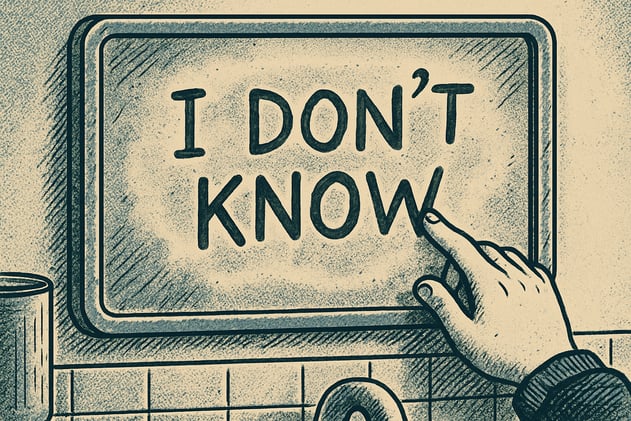 The Best Strategic Move I Made Was Saying “I Don’t Know”