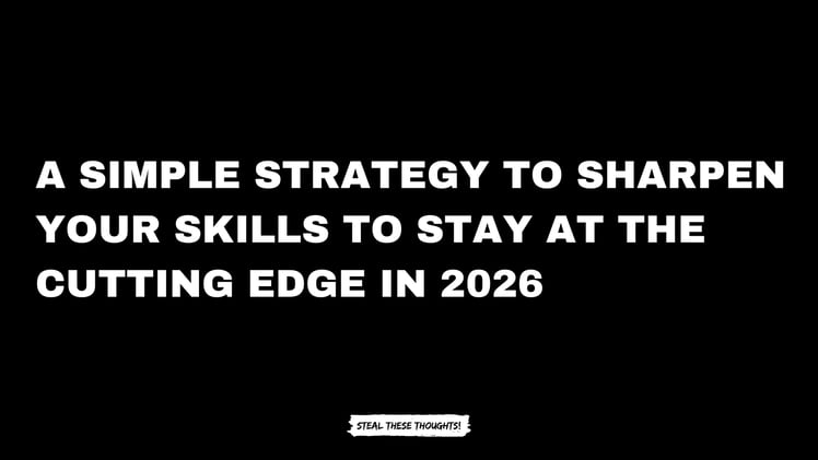 The Simple Strategy To Sharpen Your Skills To Stay At The Cutting Edge in 2026