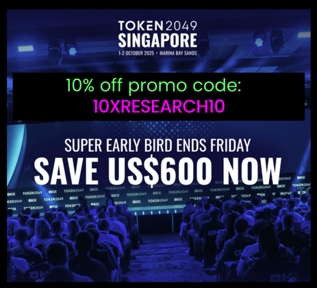 Save 60% + Extra 10% OFF Token2049 SG—Only 2 Days Left!