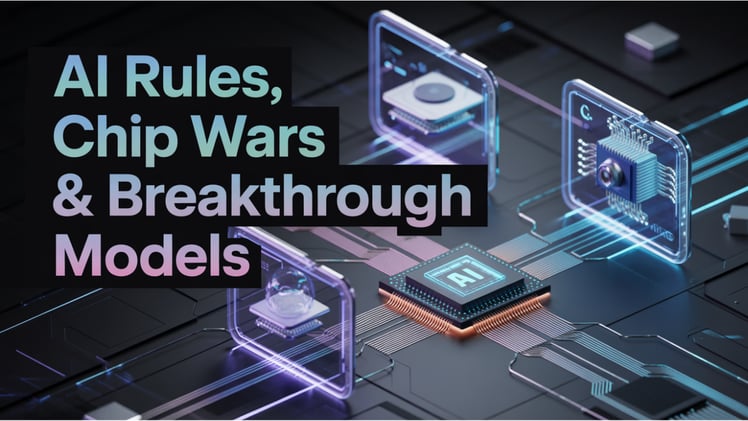 AI Rules, Chip Wars & Breakthrough Models; What Matters Now