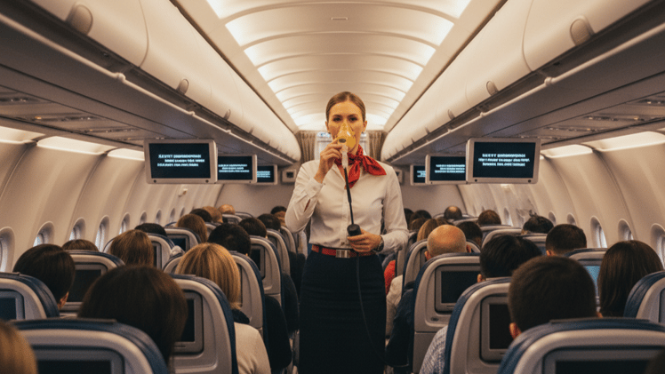 Put on your mask first