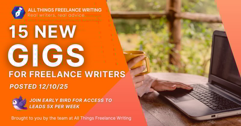 12/10 Freelance Writing Jobs