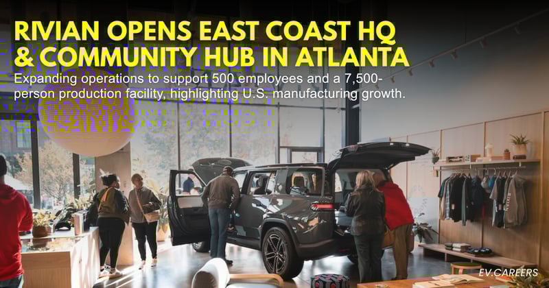 🌎 EV Spotlight: Rivian Hub, $3.2B Battery Deal & Record Sales