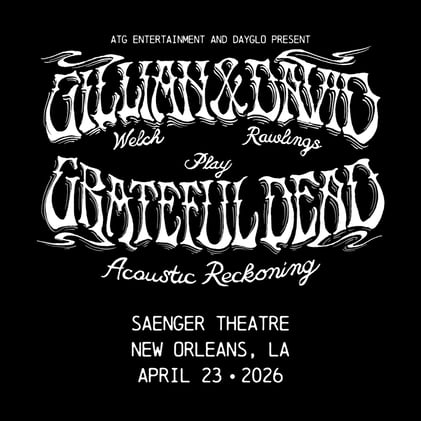 Gillian Welch & David Rawlings Play Grateful Dead Acoustic Reckoning