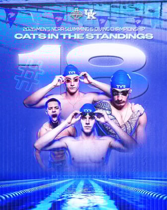 Big Blue Brew 3/30: Men's Swim Finished 18th in Country