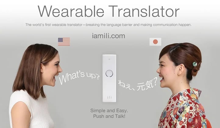 Crean el primer traductor portátil instantáneo
