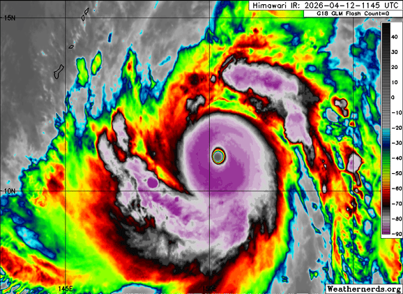 Super Typhoon Sinlaku (04W) – Tropical Cyclone Advisory #9: 1500 UTC 12 April 2026