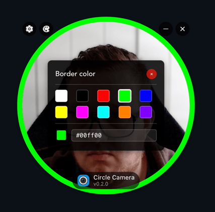 Circle Camera has customization options 🎉