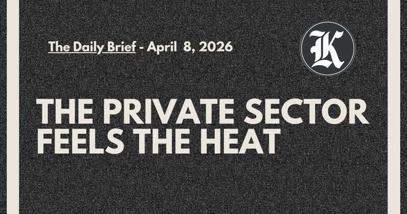 The Private Sector Feels The Heat 