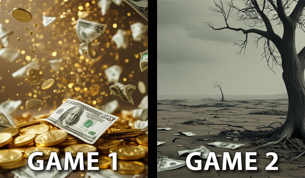 First game made $1mil, second game $0!