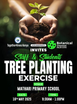 🌳 Let’s Plant 300 Trees at Mathari Primary! Join Us this May 16th